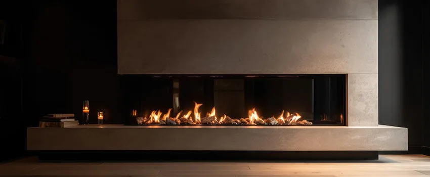 Gas Fireplace Ember Bed Design Services in Kings Park, New York