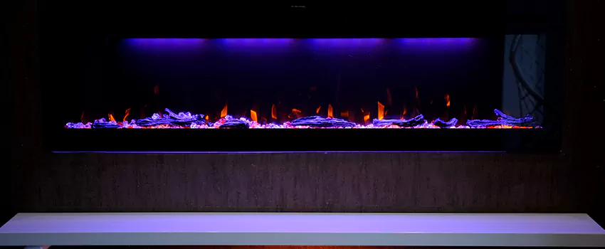 Dynamic Flame Color Fireplace Installation in Kings Park, NY