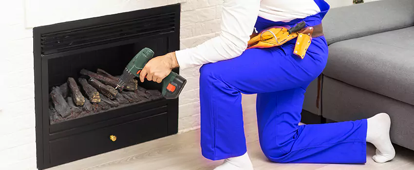 New Gas Fireplace Installation in Kings Park, NY