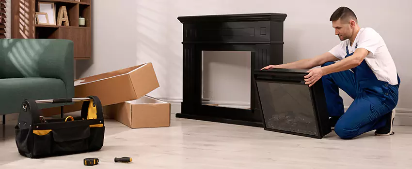 Old Rusted Metal Fireplace Repair And Replacement in Kings Park, NY